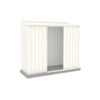 Absco Sheds 2.26 x 0.78 x 1.95m Surfmist Ezislider Single Sliding Door Garden Shed