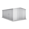 Absco Sheds 4.48 x 2.26 x 2.0m Zincalume Workshop Double Door Garden Shed