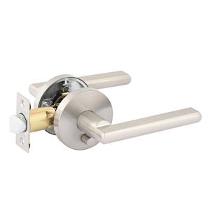 Ikonic Brushed Nickel Fellino Privacy Lever Set