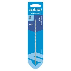 Sutton Tools 1/8" Long Series Jobber Drill Bit