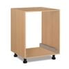 Flatpax Utility 600mm Oven Cupboard Woodgrain 