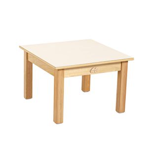Jooyes Kids Birch Plywood White Square Table - H48cm - 60cm | table | 60cm