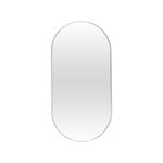Barelli 120cm Pill Shape Mirror With White Frame