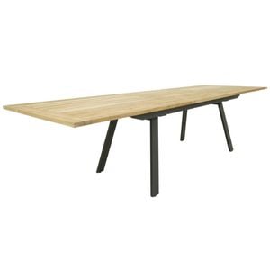 FurnitureOkay Teak Outdoor Extendable Dining Table (240/320x100cm)