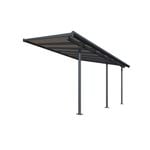 Canopia 3000 x 4250 x 3000mm Grey Sierra Twinwall Roof DIY Patio Kit