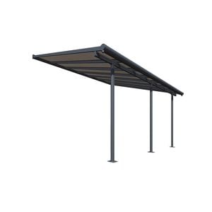 Canopia 3000 x 4250 x 3000mm Grey Sierra Twinwall Roof DIY Patio Kit