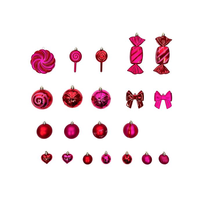 Mirabella 100 Pack Berry Christmas Bauble Set