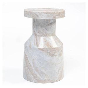 Haze Solid Marble Side Table