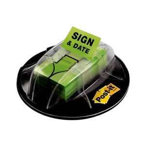 Post-it Flags Dispenser (200pk) (Sign & Date)