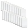 20pc Spirax 561 Pocket Notebook 147x87 5mm Ruled 96-pages Stationery Yellow