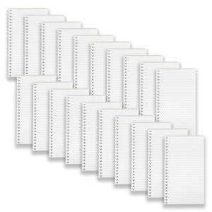 20pc Spirax 561 Pocket Notebook 147x87 5mm Ruled 96-pages Stationery Yellow