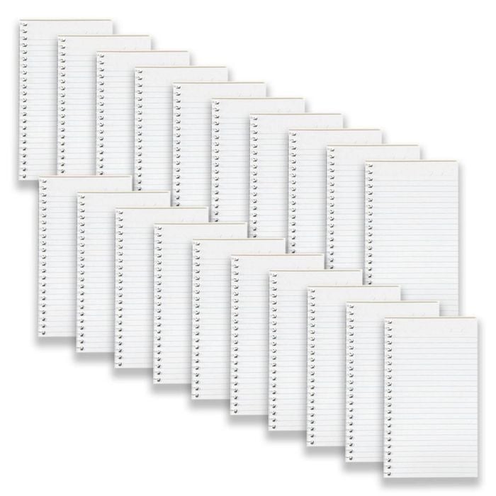 20pc Spirax 561 Pocket Notebook 147x87 5mm Ruled 96-pages Stationery Yellow