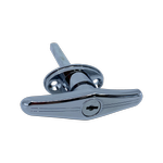 Liftaway LA145 Lockable T-Handle Front Fix Chrome
