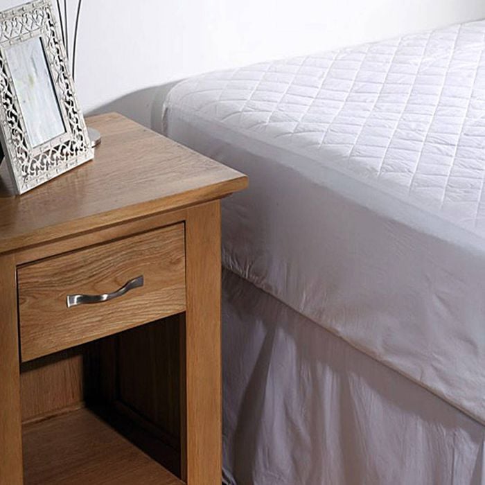 100% COTTON Quilted Mattress Protector 35cm Wall King