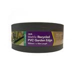 Jack Matrix 100mm x 10m Charcoal Recycled PVC Garden Edging