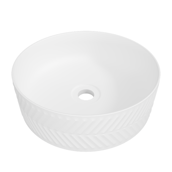 New England Joinery 360mm White Matt Allure Arrow Basin