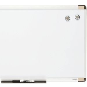 76X45Cm Wall Mountable Magnetic Whiteboard/Aluminium Frame/Picture/Marker/Magnet