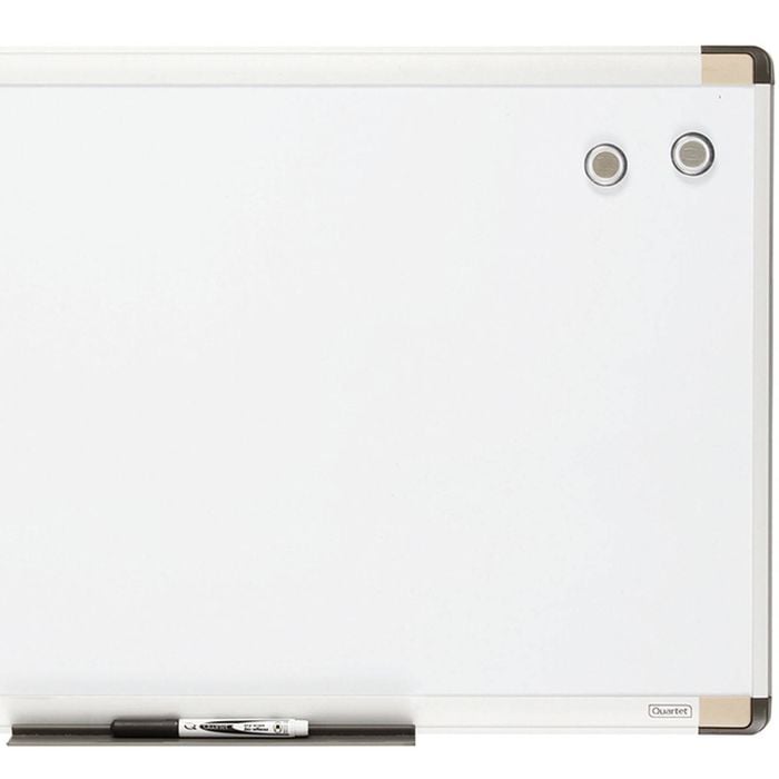 76X45Cm Wall Mountable Magnetic Whiteboard/Aluminium Frame/Picture/Marker/Magnet