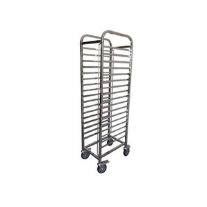 Pro.cooker Culinary Anti-Jam Steam Pan Trolley 17 x 1/1 Trays 385x550x1740mm
