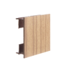 DECO 40 x 40mm Smoked Ash DecoBatten End Cap
