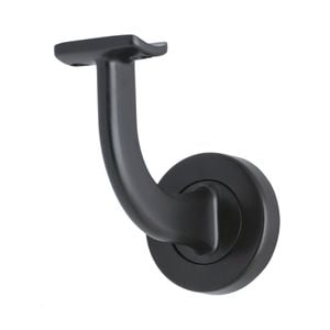 Miles Nelson Black Round Base Bannister Bracket