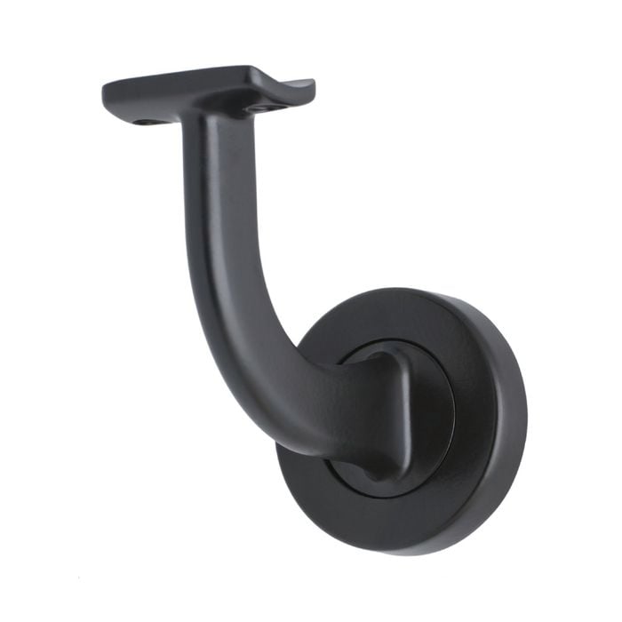 Miles Nelson Black Round Base Bannister Bracket