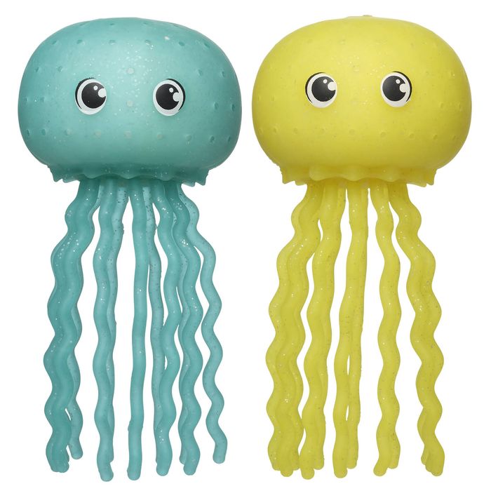 Coconut Grove Aqua and Yellow Lea The Jellyfish Aqua Splashers - 2 Pack