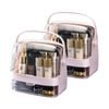 SOGA 2X 2-Tier Pink Countertop Cosmetic Storage Organiser