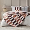 Dreamaker Alma Faux Fur Throw Chocolate Mousse 180x200cm