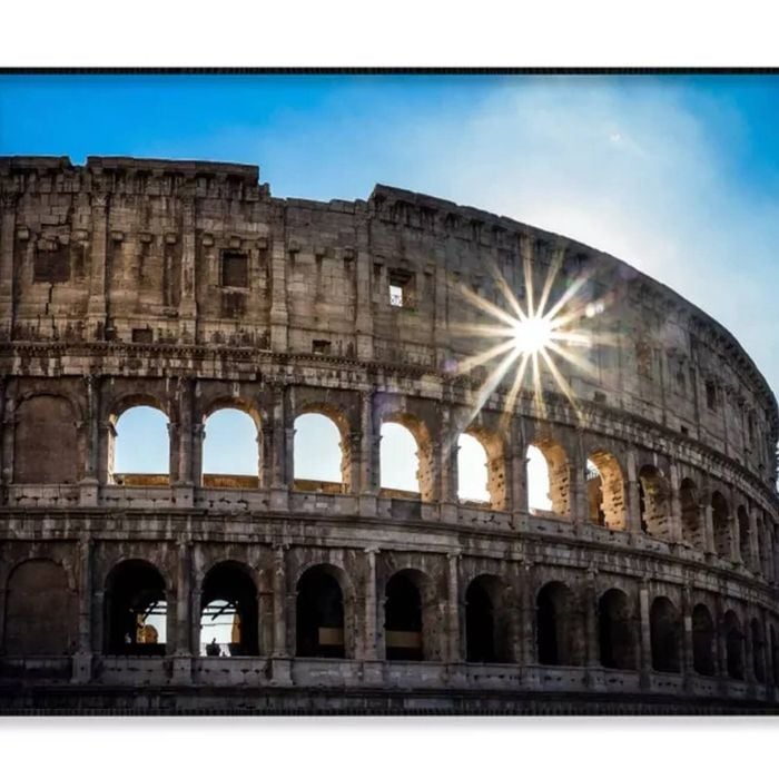 Sky & Views of The Coliseum Rome  Print 100% Australian Made 120x90cm  (Poster)