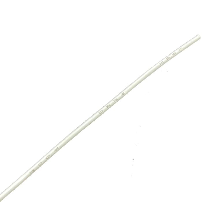 Click 3mm x 1.2m White Heat Shrink Thin Wall Tubing