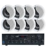 Weconic Bluetooth Amplifier + 8x6" Ceiling Speakers Package