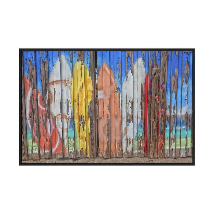 Artey | Graffity Board Wall - Framed Canvas - Black Frame - 80 x 120 cm