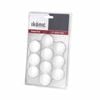 Ikonic White Topknob Knob - 10 Pack