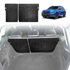 Back Seat Protector For Skoda Kamiq 2020-onwards All Weather Heavy Duty Car Seat Kick Mats Cover Accessories