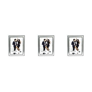 3PK Unigift Spectra Aluminium Home Photo/Picture Frame 13x18cm Assorted