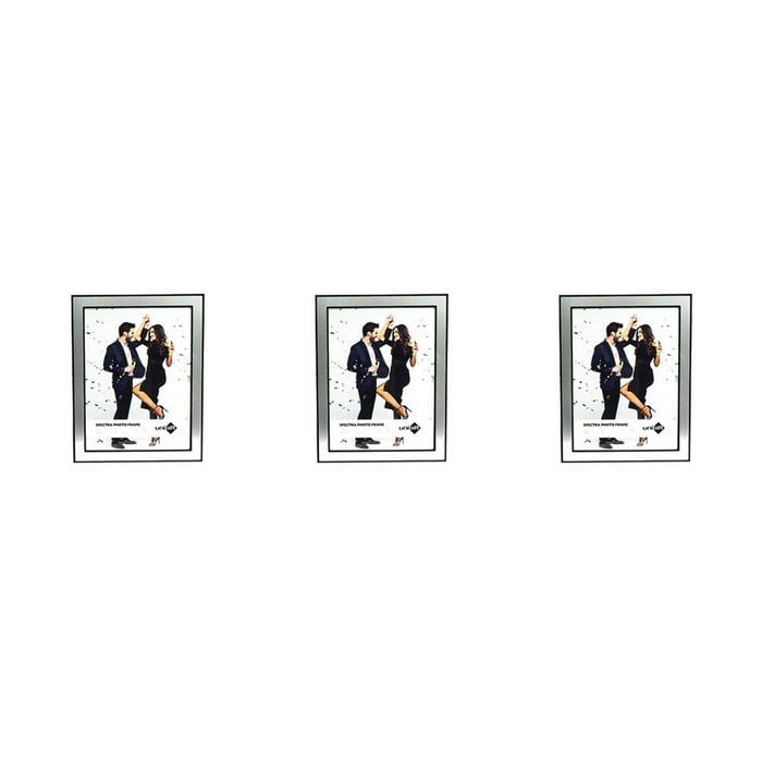 3PK Unigift Spectra Aluminium Home Photo/Picture Frame 13x18cm Assorted