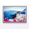 Bougainvillea In The Oia  Print 100% Australian Made 120x90cm  (poster)