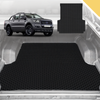 Outback GT 6D Pro Ute Tub Mat for Ford Ranger (PX2 Dual Cab Ute) 2015-2018 (with Spray on Liner or no Liner) - Black