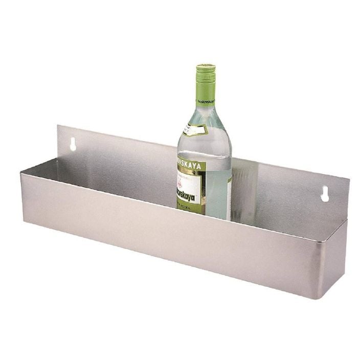 Olympia Speed Rail Stainless Steel Wall Mountable 560mm 22 Inch Commercial Bar Supplies Spirit Bottle Holder