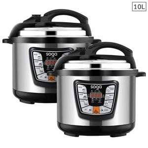 SOGA 2X 10L Electric Pressure Cookers-1600W