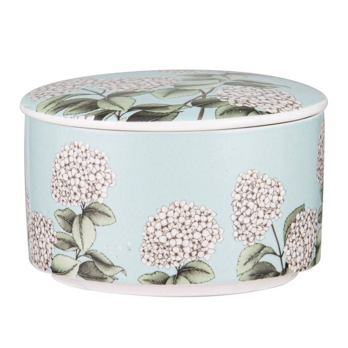 Ashdene Secret Garden New Bone China Jewellery Trinket Box 400ml Mint