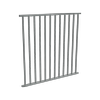 ProtectorAl 350 - 1200 x 1200mm Monument Aluminium Flat Top Pool Fence Panel with Square Picket