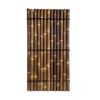 Lattice Makers 1800 x 900mm Black Bamboo Half Raft Screen Panel - Black
