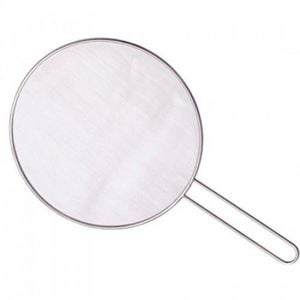 Appetito Stainless Steel 33cm Splatter Screen Kitchen Cooking Cover Round