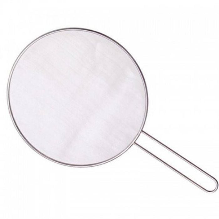 Appetito Stainless Steel 33cm Splatter Screen Kitchen Cooking Cover Round