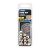 Zenith 1/4" Chrome Plated Dome Nut - 12 Pack