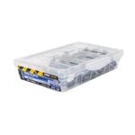 Buildex M6-11 x 50mm Deep Ocean Hex Head Hi-Grip With Seal Roof Zip Screws - 100 Box