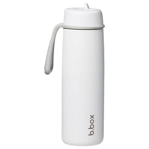 B.box Insulated Flip Top Bottle 690ml - White Out