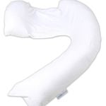 Dreamgenii Nursing Breast Feeding Pregnancy Support Pillow - White